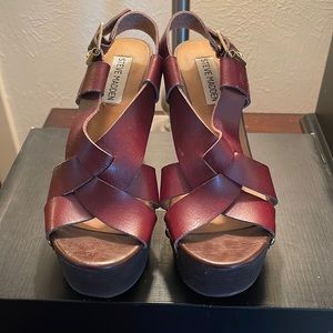 Steve Madden wedge sandal.